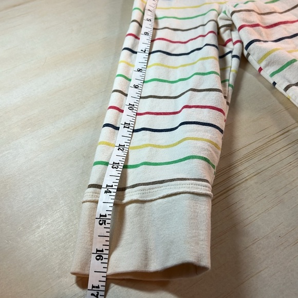 Forever Striped Embroidered sparkle Star sweatshirt Sz M - Picture 4 of 9